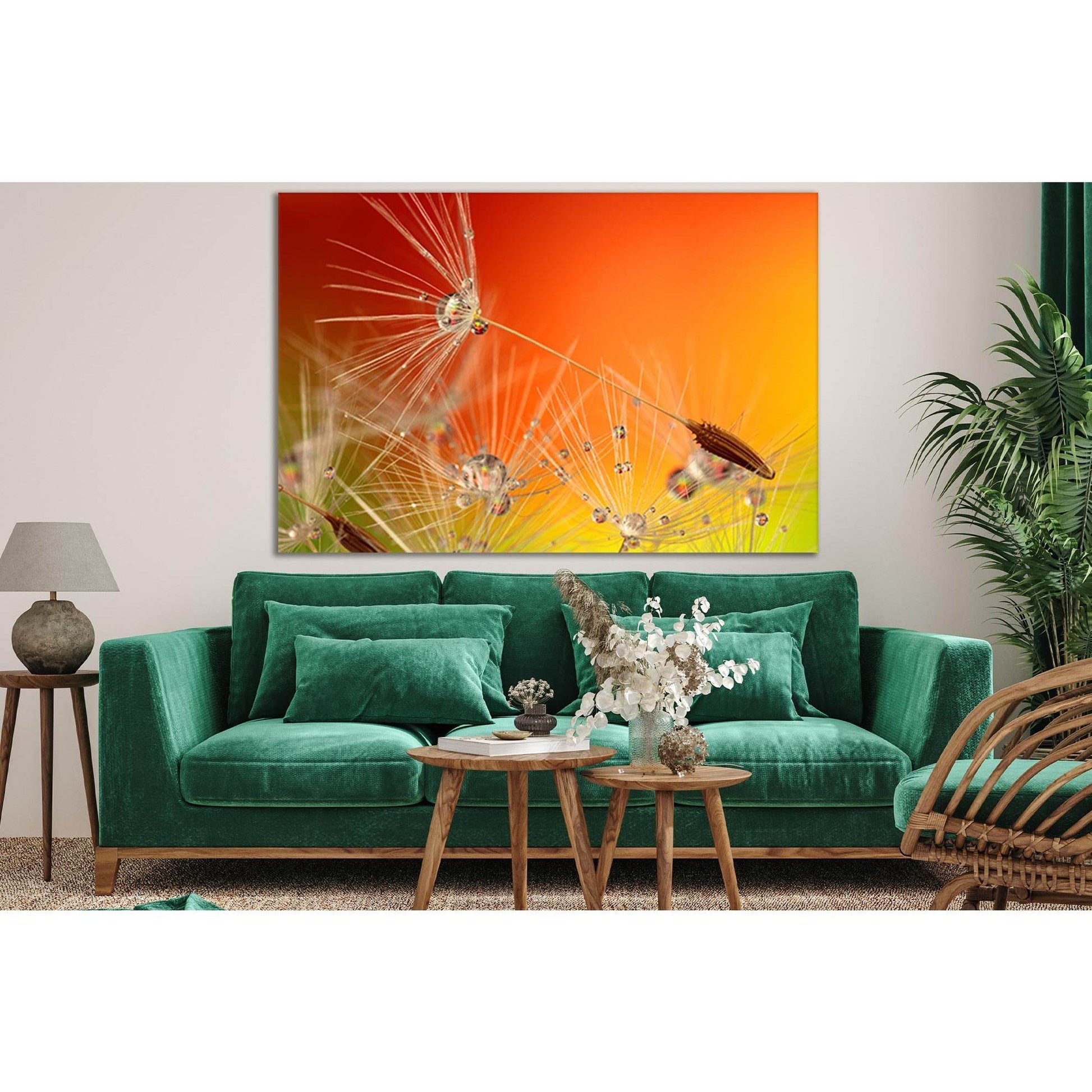 Dandelion Seeds In Dew №SL730 Ready to Hang Canvas PrintCanvas art arrives ready to hang, with hanging accessories included and no additional framing required. Every canvas print is hand-crafted, made on-demand at our workshop and expertly stretched aroun
