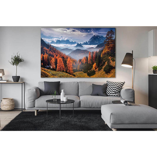 Beautiful Autumn Mountainous Landform №SL623 Ready to Hang Canvas PrintCanvas art arrives ready to hang, with hanging accessories included and no additional framing required. Every canvas print is hand-crafted, made on-demand at our workshop and expertly