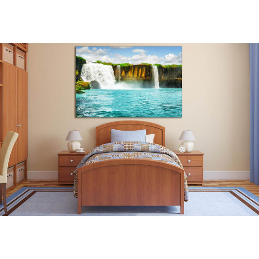 Dray Nur Waterfall №SL452 Ready to Hang Canvas PrintCanvas art arrives ready to hang, with hanging accessories included and no additional framing required. Every canvas print is hand-crafted, made on-demand at our workshop and expertly stretched around 10