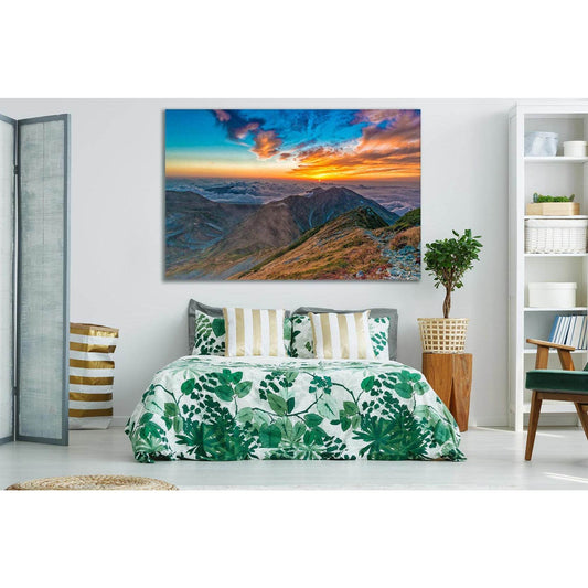 Mountains Under Cloudy Sky №SL298 Ready to Hang Canvas PrintCanvas art arrives ready to hang, with hanging accessories included and no additional framing required. Every canvas print is hand-crafted, made on-demand at our workshop and expertly stretched a