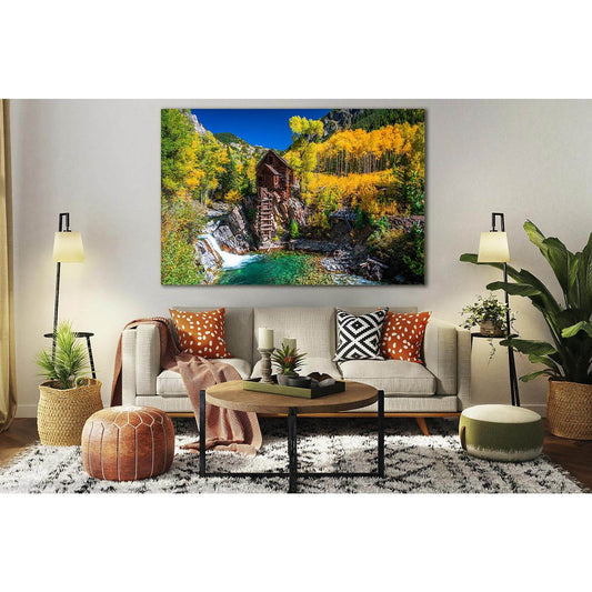 Crystal Mill Water Mill №SL633 Ready to Hang Canvas PrintCanvas art arrives ready to hang, with hanging accessories included and no additional framing required. Every canvas print is hand-crafted, made on-demand at our workshop and expertly stretched arou