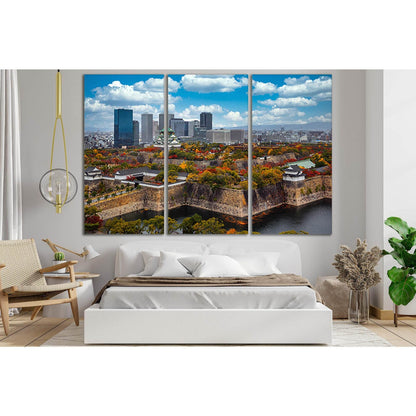 Japan Autumn Osaka Castle Park №SL635 Ready to Hang Canvas PrintCanvas art arrives ready to hang, with hanging accessories included and no additional framing required. Every canvas print is hand-crafted, made on-demand at our workshop and expertly stretch