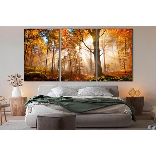 Golden Forest In Autumn №SL618 Ready to Hang Canvas PrintCanvas art arrives ready to hang, with hanging accessories included and no additional framing required. Every canvas print is hand-crafted, made on-demand at our workshop and expertly stretched arou
