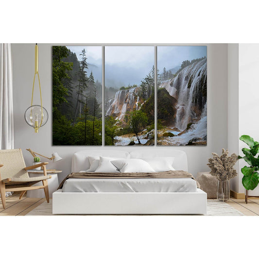 Waterfalls In Forest №SL457 Ready to Hang Canvas PrintCanvas art arrives ready to hang, with hanging accessories included and no additional framing required. Every canvas print is hand-crafted, made on-demand at our workshop and expertly stretched around
