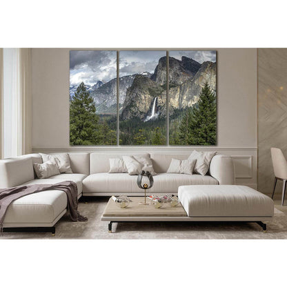 Beautiful Mountain Waterfall №SL443 Ready to Hang Canvas PrintCanvas art arrives ready to hang, with hanging accessories included and no additional framing required. Every canvas print is hand-crafted, made on-demand at our workshop and expertly stretched