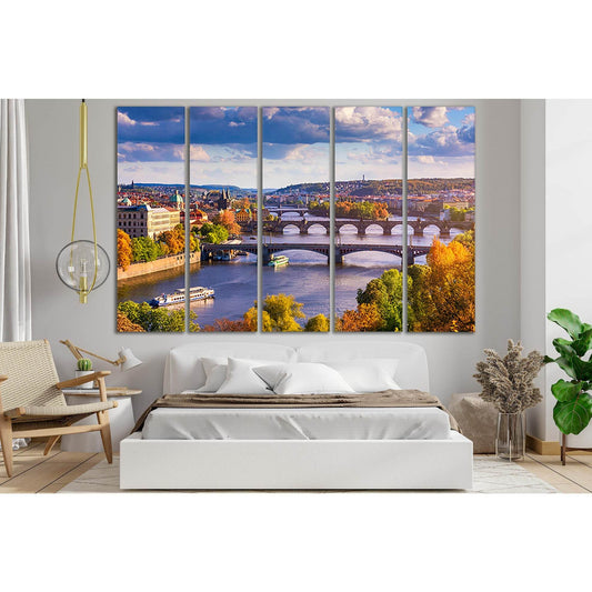 Autumn View To Charles Bridge №SL661 Ready to Hang Canvas PrintCanvas art arrives ready to hang, with hanging accessories included and no additional framing required. Every canvas print is hand-crafted, made on-demand at our workshop and expertly stretche