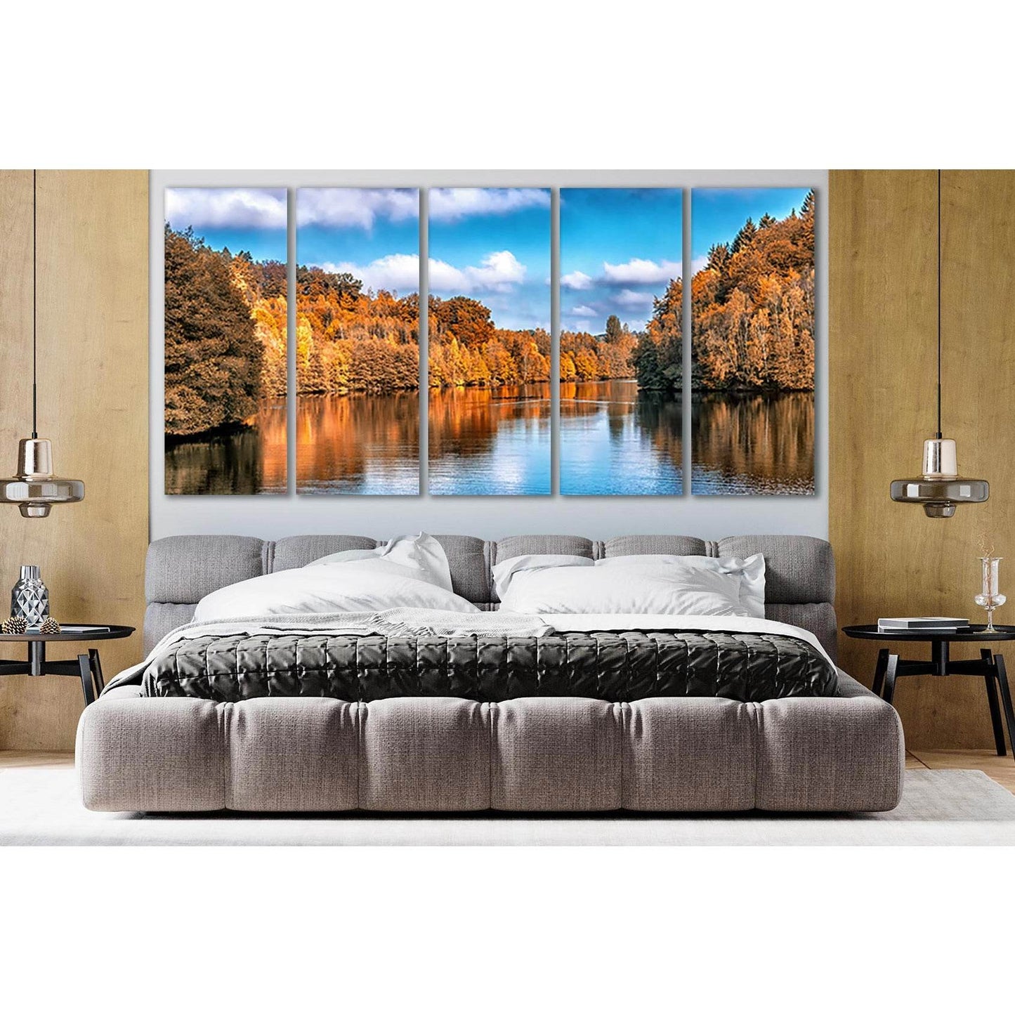 River In Autumn Forest №SL631 Ready to Hang Canvas PrintCanvas art arrives ready to hang, with hanging accessories included and no additional framing required. Every canvas print is hand-crafted, made on-demand at our workshop and expertly stretched aroun