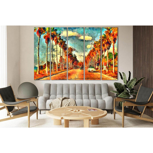 Vintage California View Oil Painting №SL587 Ready to Hang Canvas PrintCanvas art arrives ready to hang, with hanging accessories included and no additional framing required. Every canvas print is hand-crafted, made on-demand at our workshop and expertly s