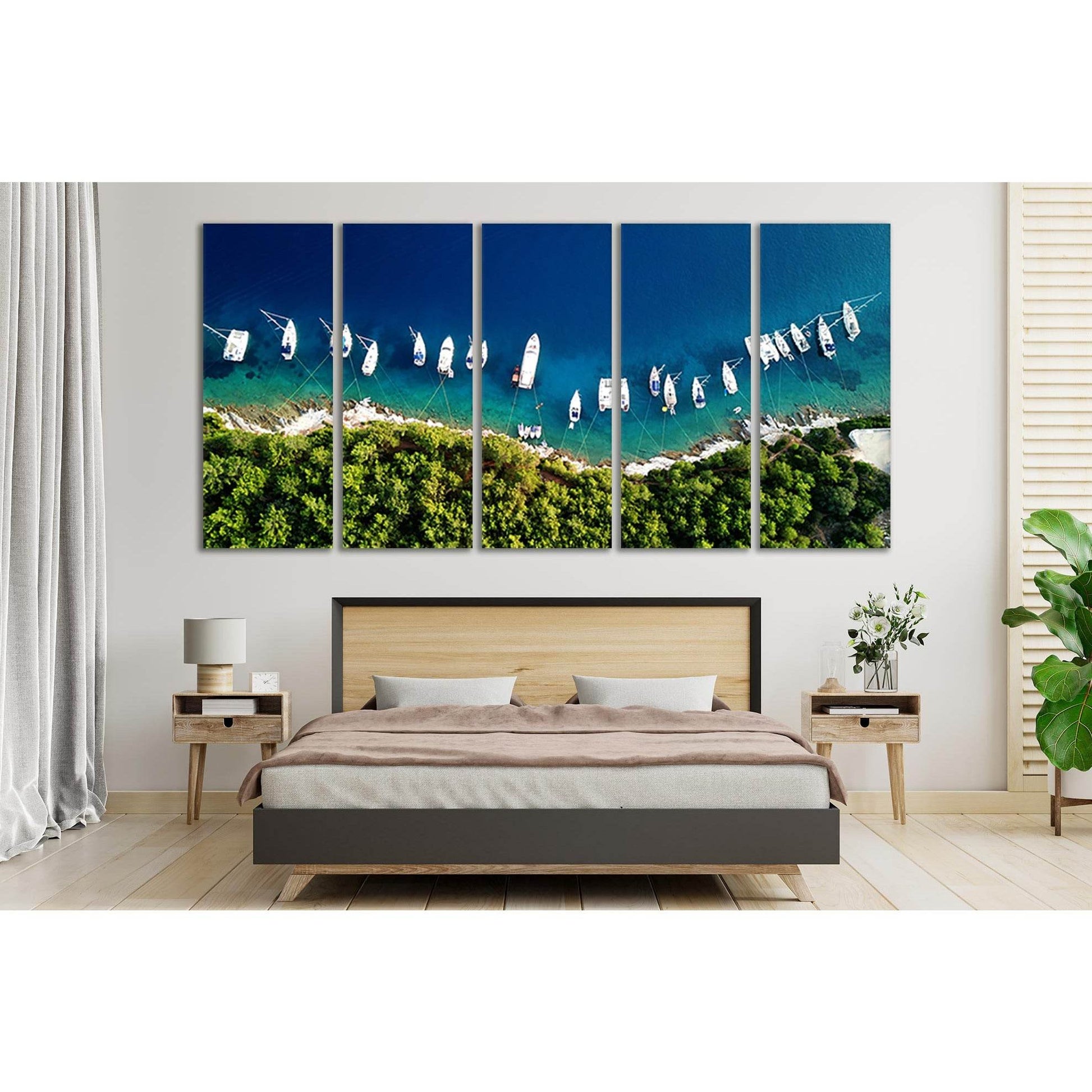 Boats Kefalonia Island №SL58 Ready to Hang Canvas PrintCanvas art arrives ready to hang, with hanging accessories included and no additional framing required. Every canvas print is hand-crafted, made on-demand at our workshop and expertly stretched around
