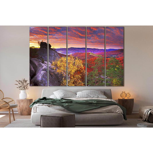 Autumn Sky Evening Carpathians №SL641 Ready to Hang Canvas PrintCanvas art arrives ready to hang, with hanging accessories included and no additional framing required. Every canvas print is hand-crafted, made on-demand at our workshop and expertly stretch
