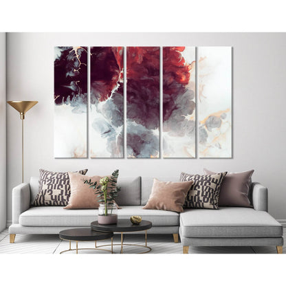 Burgundy Flowers Abstract №04413 Ready to Hang Canvas PrintCanvas art arrives ready to hang, with hanging accessories included and no additional framing required. Every canvas print is hand-crafted, made on-demand at our workshop and expertly stretched ar