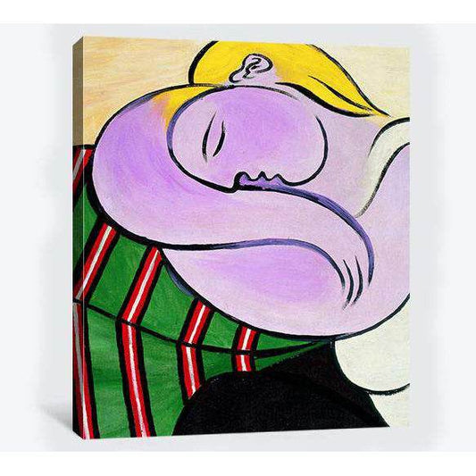 Pablo Picasso, Donna dai capelli gialli - Canvas printCanvas art arrives ready to hang, with hanging accessories included and no additional framing required. Every canvas print is hand-crafted, made on-demand at our workshop and expertly stretched around