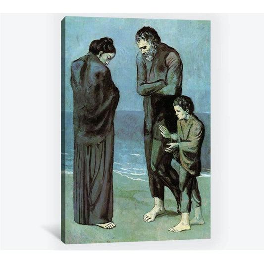 Pablo Picasso, The tragedy - Canvas printCanvas art arrives ready to hang, with hanging accessories included and no additional framing required. Every canvas print is hand-crafted, made on-demand at our workshop and expertly stretched around 100% North Am