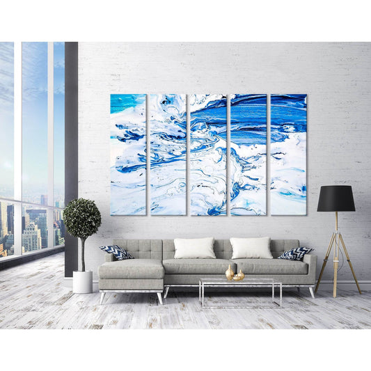 Sea Foam Abstract №04259 Ready to Hang Canvas PrintCanvas art arrives ready to hang, with hanging accessories included and no additional framing required. Every canvas print is hand-crafted, made on-demand at our workshop and expertly stretched around 100