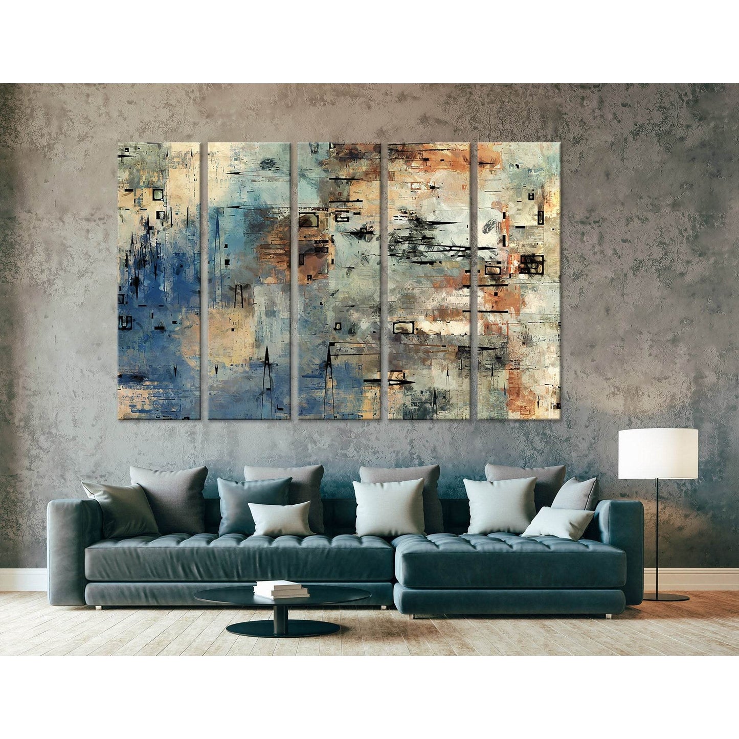 Creative Color Abstract №04338 Ready to Hang Canvas PrintCanvas art arrives ready to hang, with hanging accessories included and no additional framing required. Every canvas print is hand-crafted, made on-demand at our workshop and expertly stretched arou
