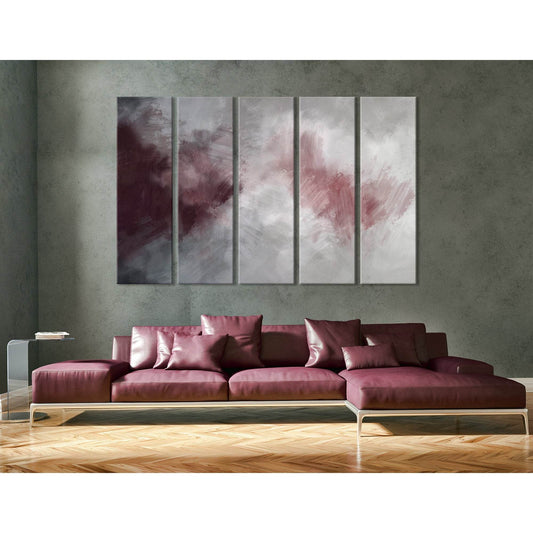 Burgundy And Gray Abstract №04378 Ready to Hang Canvas PrintCanvas art arrives ready to hang, with hanging accessories included and no additional framing required. Every canvas print is hand-crafted, made on-demand at our workshop and expertly stretched a