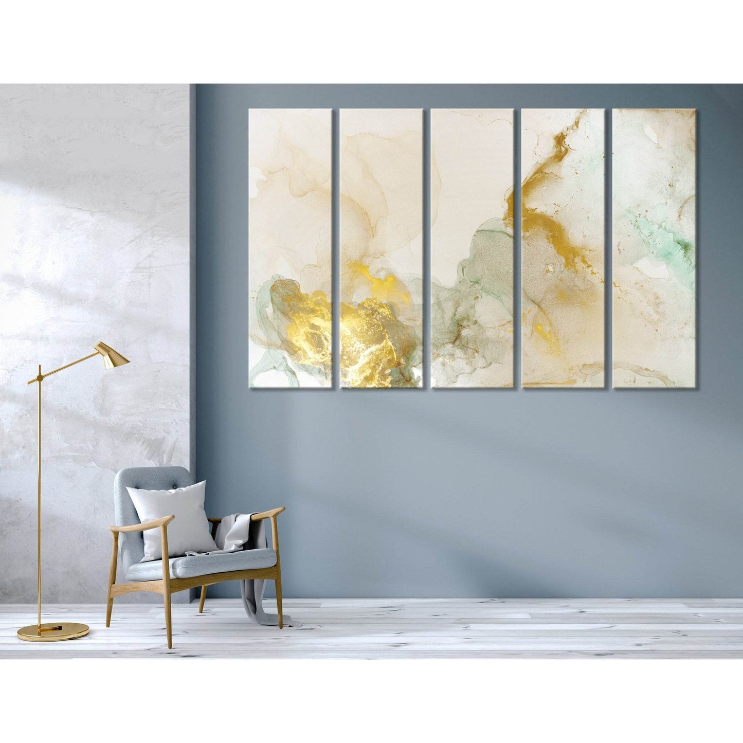 Soft Yellow Chic Abstract №04418 Ready to Hang Canvas PrintCanvas art arrives ready to hang, with hanging accessories included and no additional framing required. Every canvas print is hand-crafted, made on-demand at our workshop and expertly stretched ar
