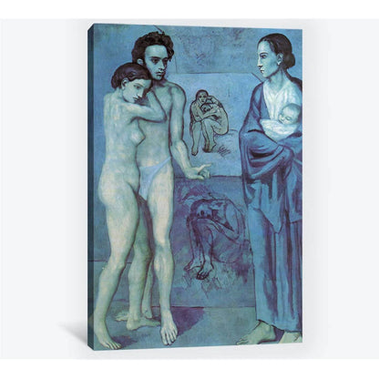 Pablo Picasso, La Vie - Canvas printCanvas art arrives ready to hang, with hanging accessories included and no additional framing required. Every canvas print is hand-crafted, made on-demand at our workshop and expertly stretched around 100% North America