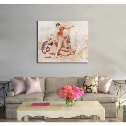 Pablo Picasso, The Rape - Canvas printCanvas art arrives ready to hang, with hanging accessories included and no additional framing required. Every canvas print is hand-crafted, made on-demand at our workshop and expertly stretched around 100% North Ameri