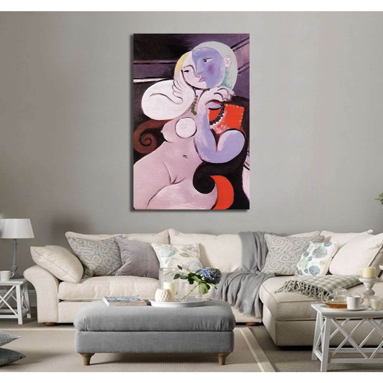 Pablo Picasso, Nude woman in a red armchair - Canvas printCanvas art arrives ready to hang, with hanging accessories included and no additional framing required. Every canvas print is hand-crafted, made on-demand at our workshop and expertly stretched aro
