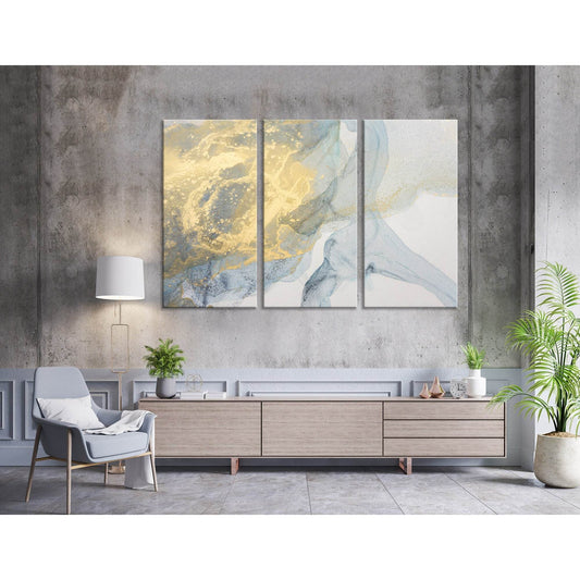 Yellow And Blue Abstract №04398 Ready to Hang Canvas PrintCanvas art arrives ready to hang, with hanging accessories included and no additional framing required. Every canvas print is hand-crafted, made on-demand at our workshop and expertly stretched aro