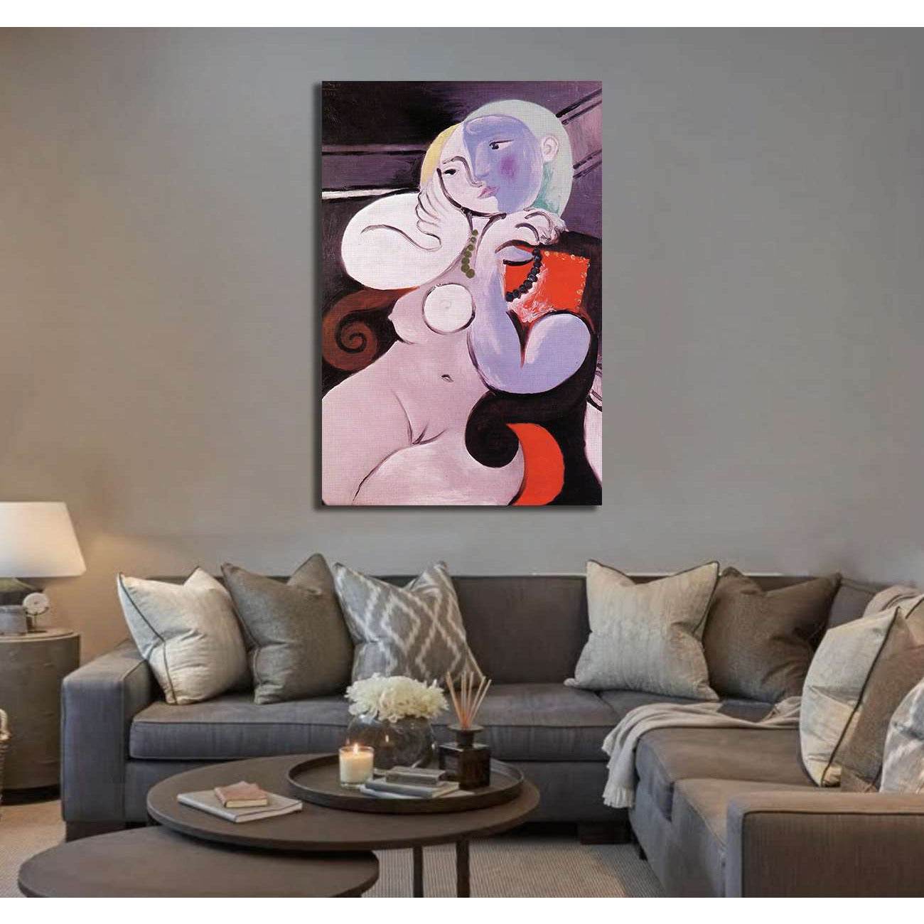 Pablo Picasso, Nude woman in a red armchair - Canvas printCanvas art arrives ready to hang, with hanging accessories included and no additional framing required. Every canvas print is hand-crafted, made on-demand at our workshop and expertly stretched aro