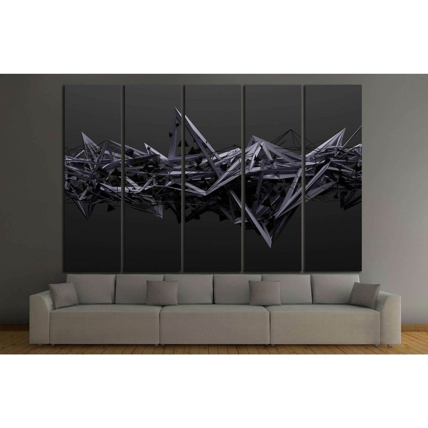 Abstract 3d №1047 Ready to Hang Canvas Print - Zellart Canvas Prints ALL_Products, s-1047