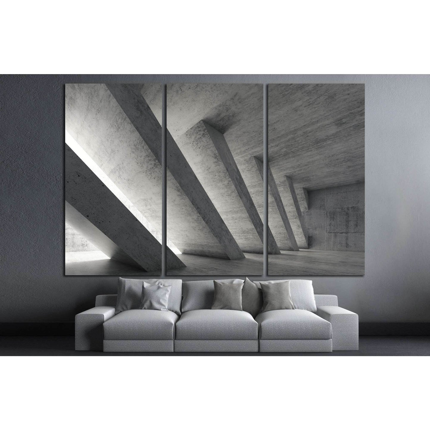 Abstract architecture №1083 Ready to Hang Canvas Print - Zellart Canvas Prints ALL_Products, s-1083