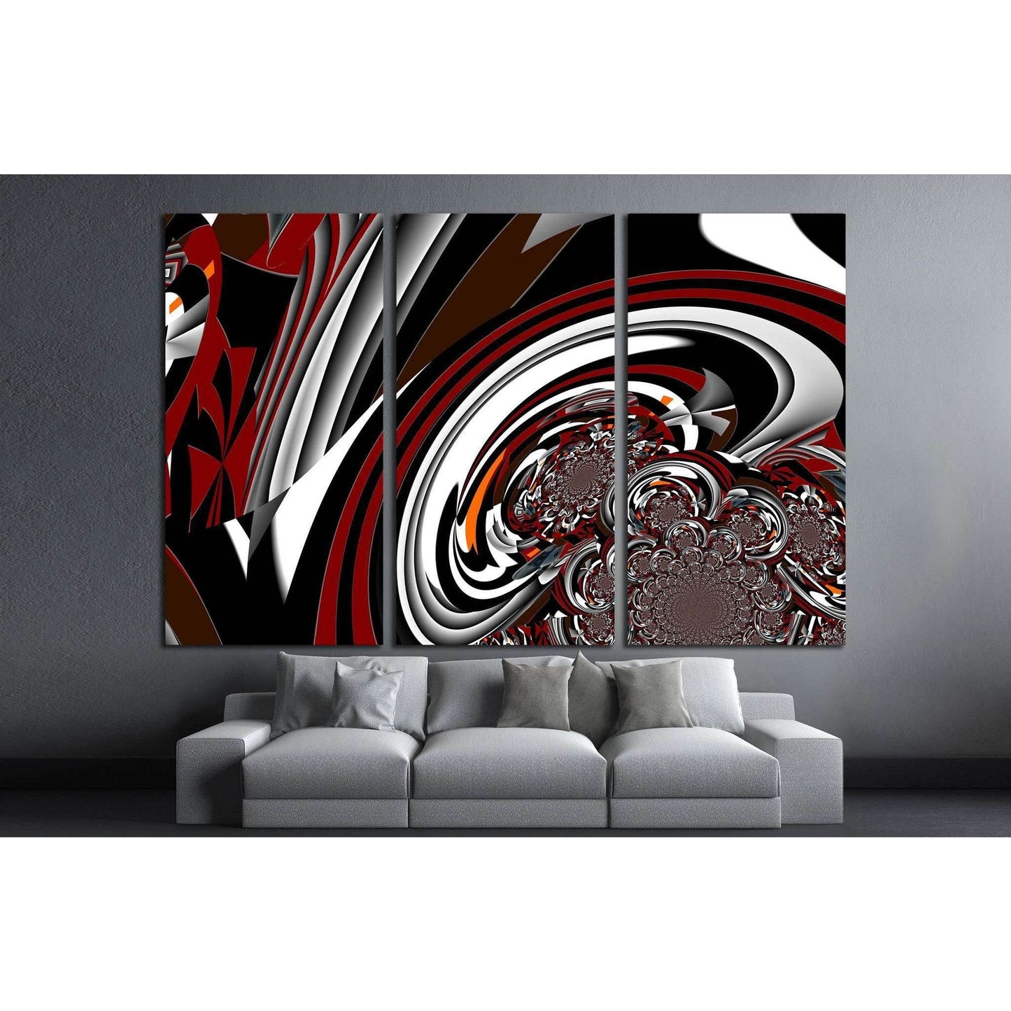 Abstract illustration background graphic design №1594 Ready to Hang Canvas Print - Zellart Canvas Prints ALL_Products, s-1594