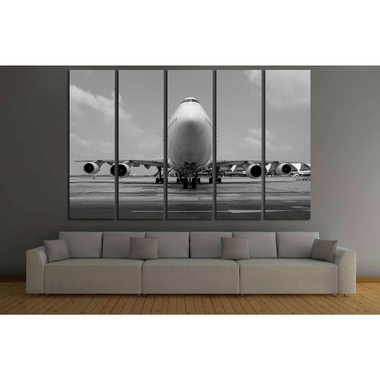 Airplane №143 Ready to Hang Canvas Print - Zellart Canvas Prints ALL_Products, wd-143