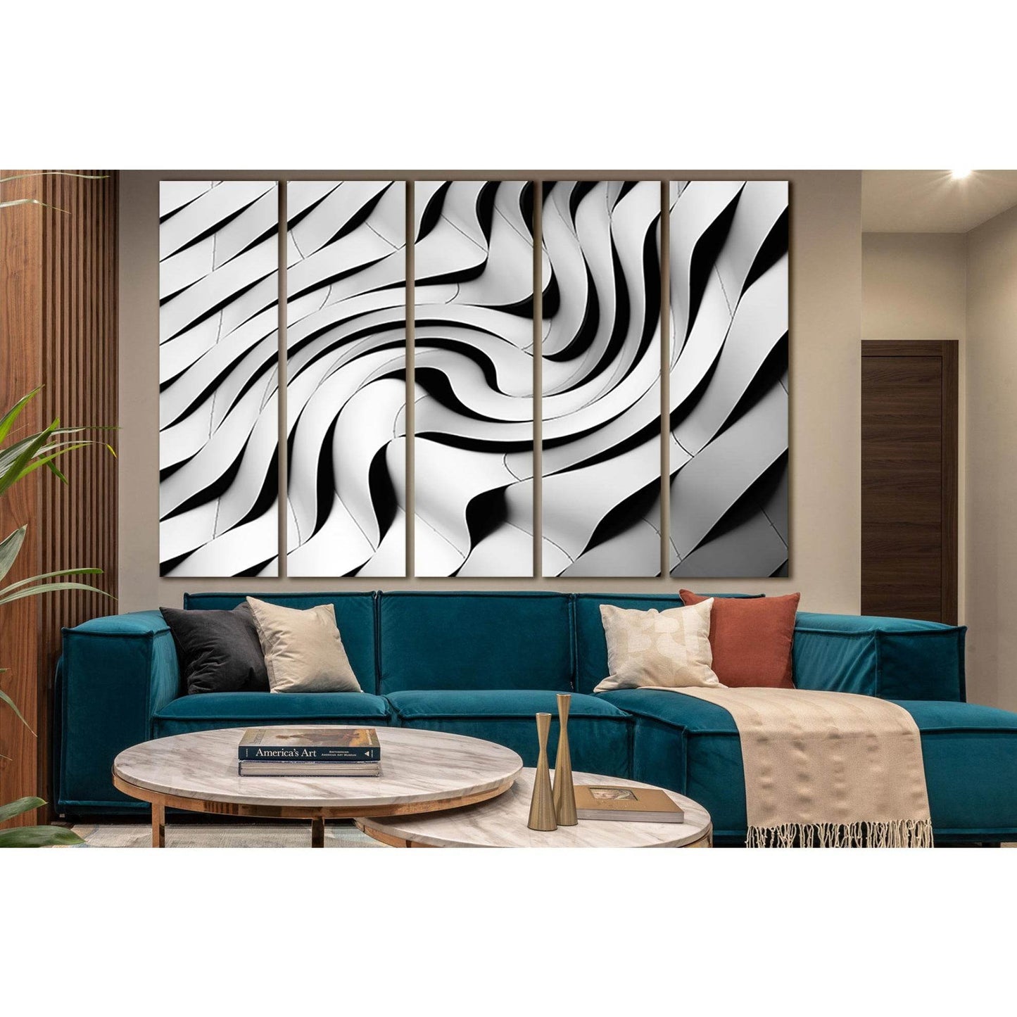 Amazing Abstract Architecture №SL1384 Ready to Hang Canvas Print - Zellart Canvas Prints 0new, ALL_Products, Architecture