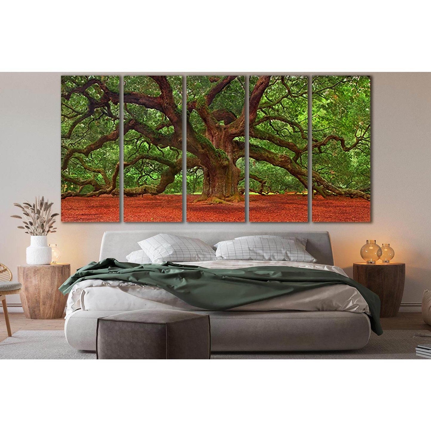Angel Oak Tree №SL814 Ready to Hang Canvas Print - Zellart Canvas Prints 0new, ALL_Products, Trees Wall Art