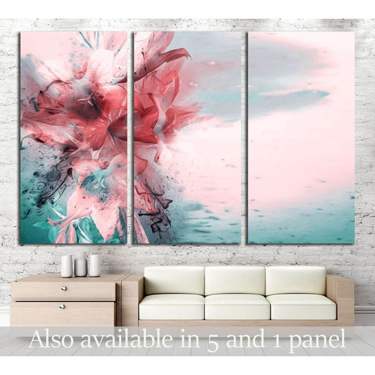 Artistic Lilies Bouquet. Raster Illustration. №2564 Ready to Hang Canvas PrintCanvas art arrives ready to hang, with hanging accessories included and no additional framing required. Every canvas print is hand-crafted, made on-demand at our workshop and ex