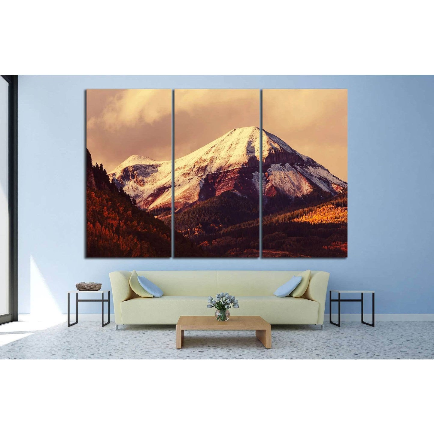 Autumn in Colorado mountains №16 Ready to Hang Canvas Print - Zellart Canvas Prints ALL_Products, s-16