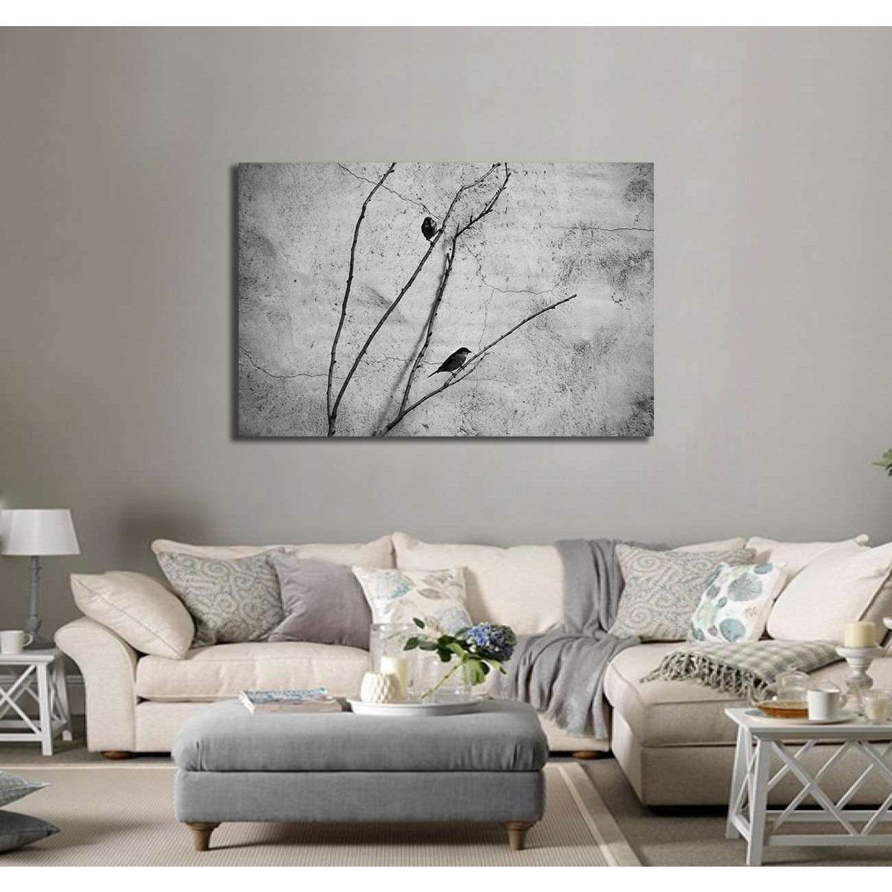 Banksy monochrome - Canvas print - Zellart Canvas Prints 000Negative, 6025, ALL_Products