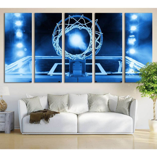 Basketball Hoop №634 Ready to Hang Canvas PrintCanvas art arrives ready to hang, with hanging accessories included and no additional framing required. Every canvas print is hand-crafted, made on-demand at our workshop and expertly stretched around 100% No