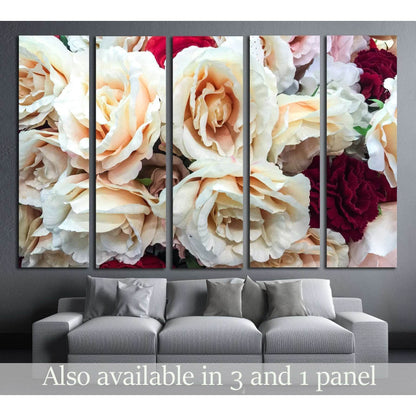 beautiful colorful roses, wedding decorations №2575 Ready to Hang Canvas PrintCanvas art arrives ready to hang, with hanging accessories included and no additional framing required. Every canvas print is hand-crafted, made on-demand at our workshop and ex