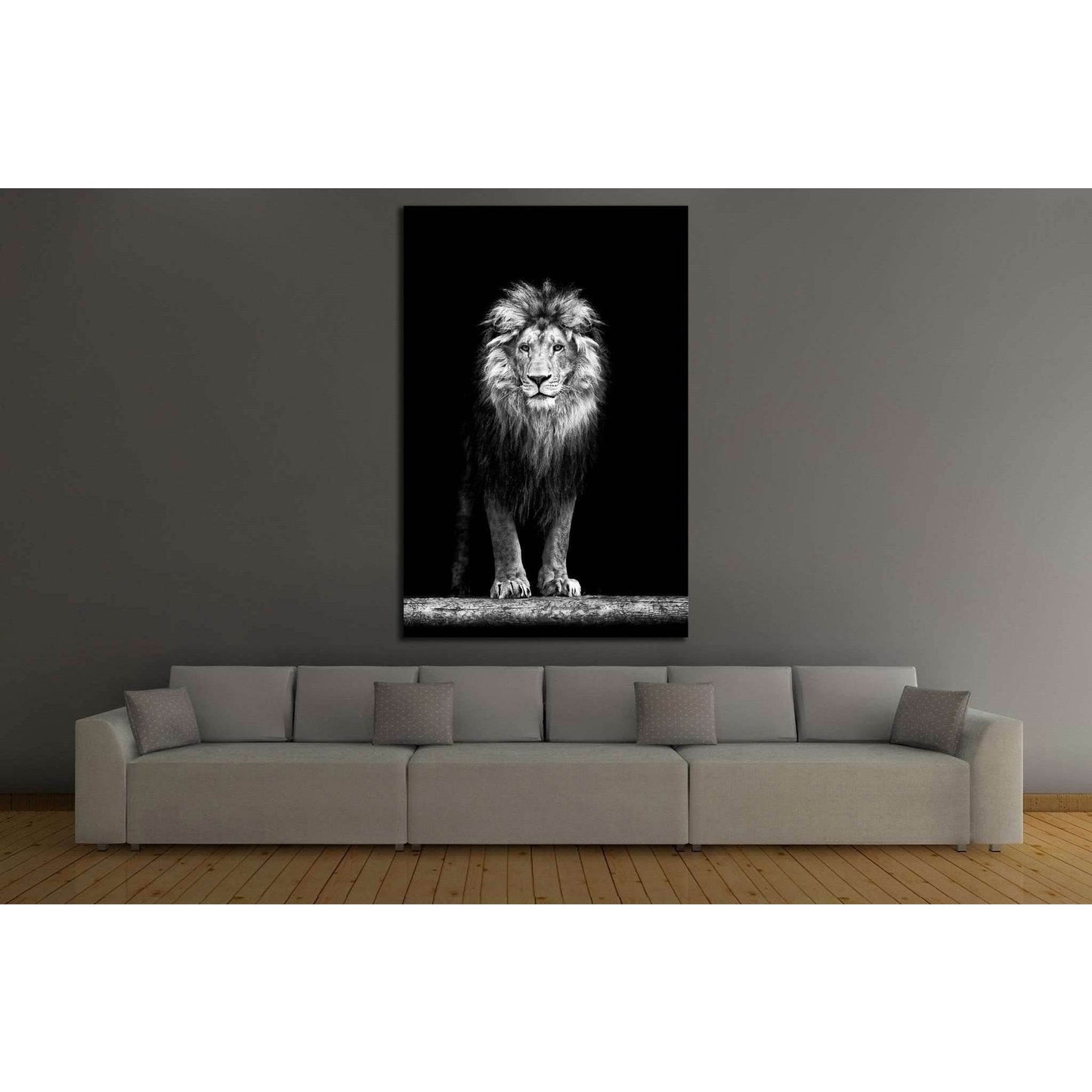 Beautiful Lion №189 Ready to Hang Canvas Print - Zellart Canvas Prints ALL_Products, Lion, wd-189