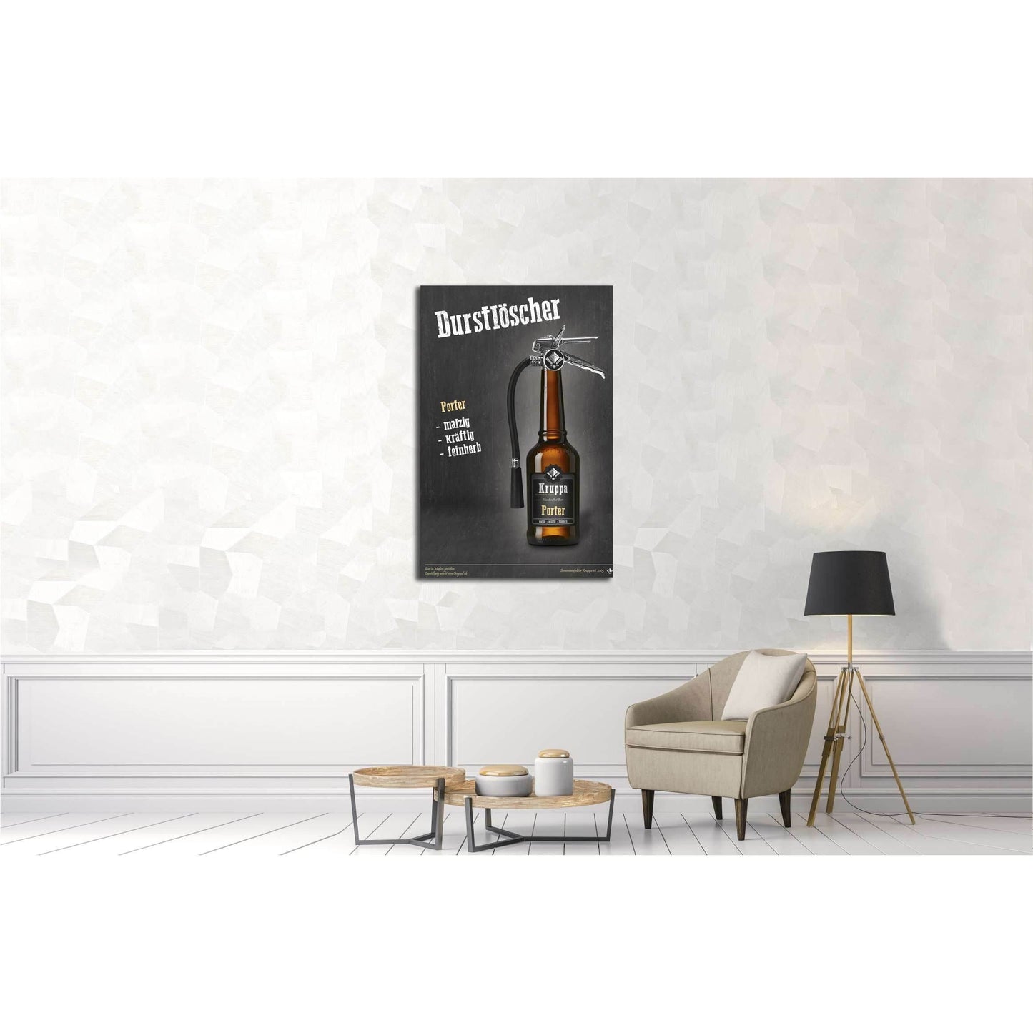 Beer №3415 Ready to Hang Canvas Print - Zellart Canvas Prints ALL_Products, Beer, s-3415