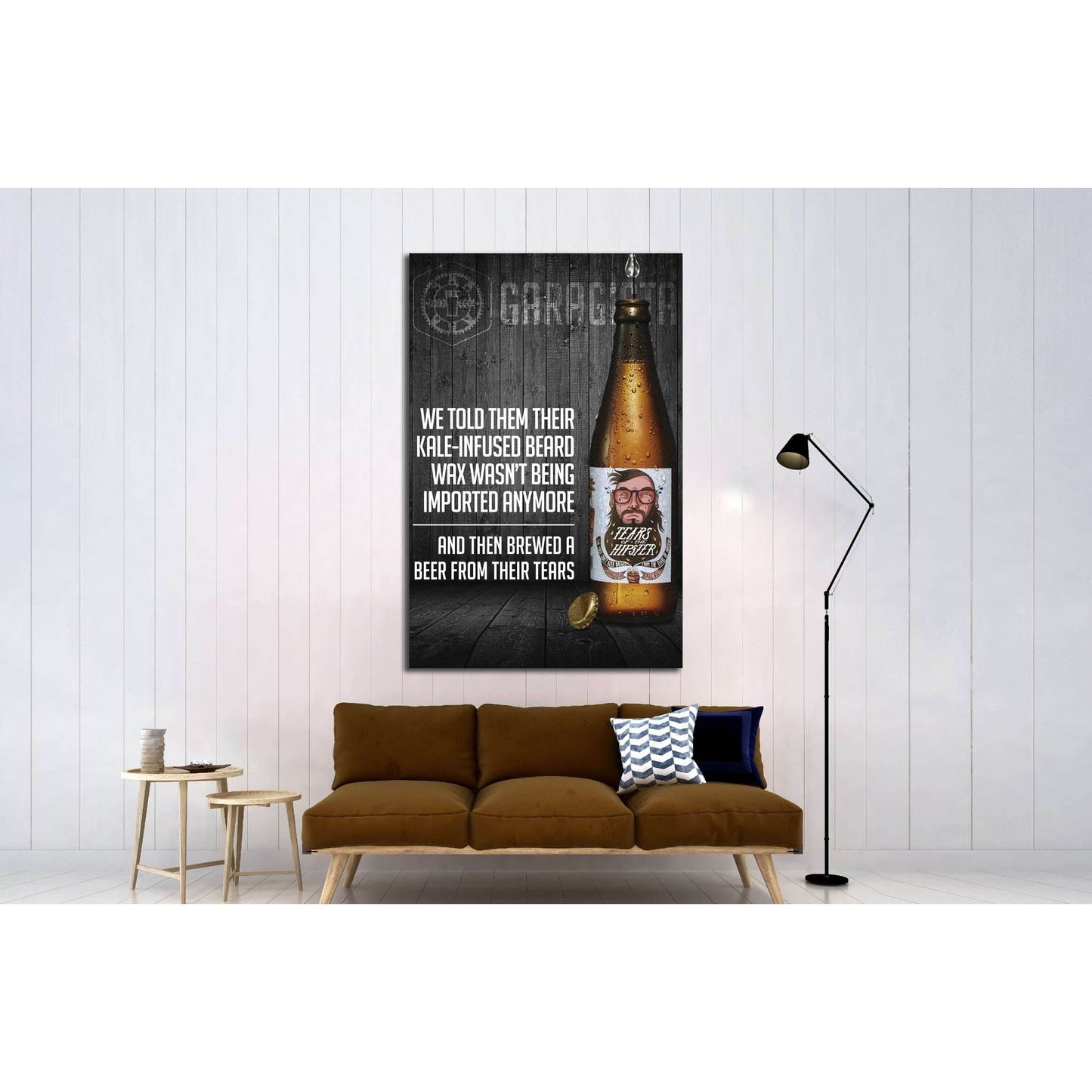 Beer №3430 Ready to Hang Canvas Print - Zellart Canvas Prints ALL_Products, Beer, s-3430
