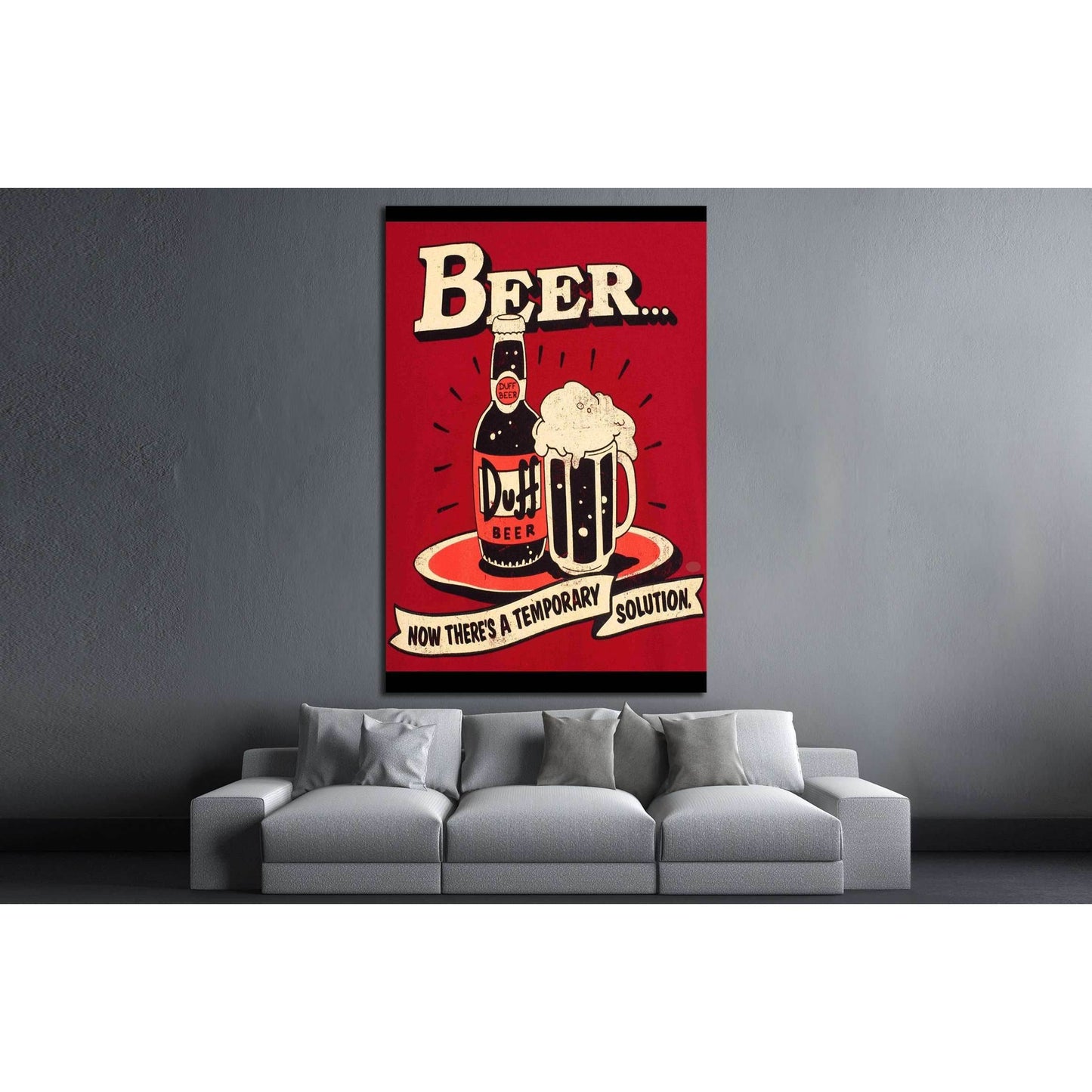 Beer №3433 Ready to Hang Canvas Print - Zellart Canvas Prints ALL_Products, Beer, s-3433