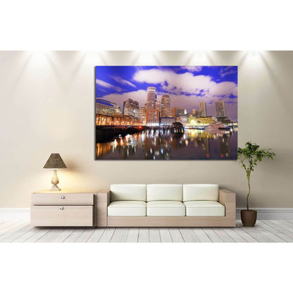 Boston Skyscraper №128 Ready to Hang Canvas PrintCanvas art arrives ready to hang, with hanging accessories included and no additional framing required. Every canvas print is hand-crafted, made on-demand at our workshop and expertly stretched around 100%
