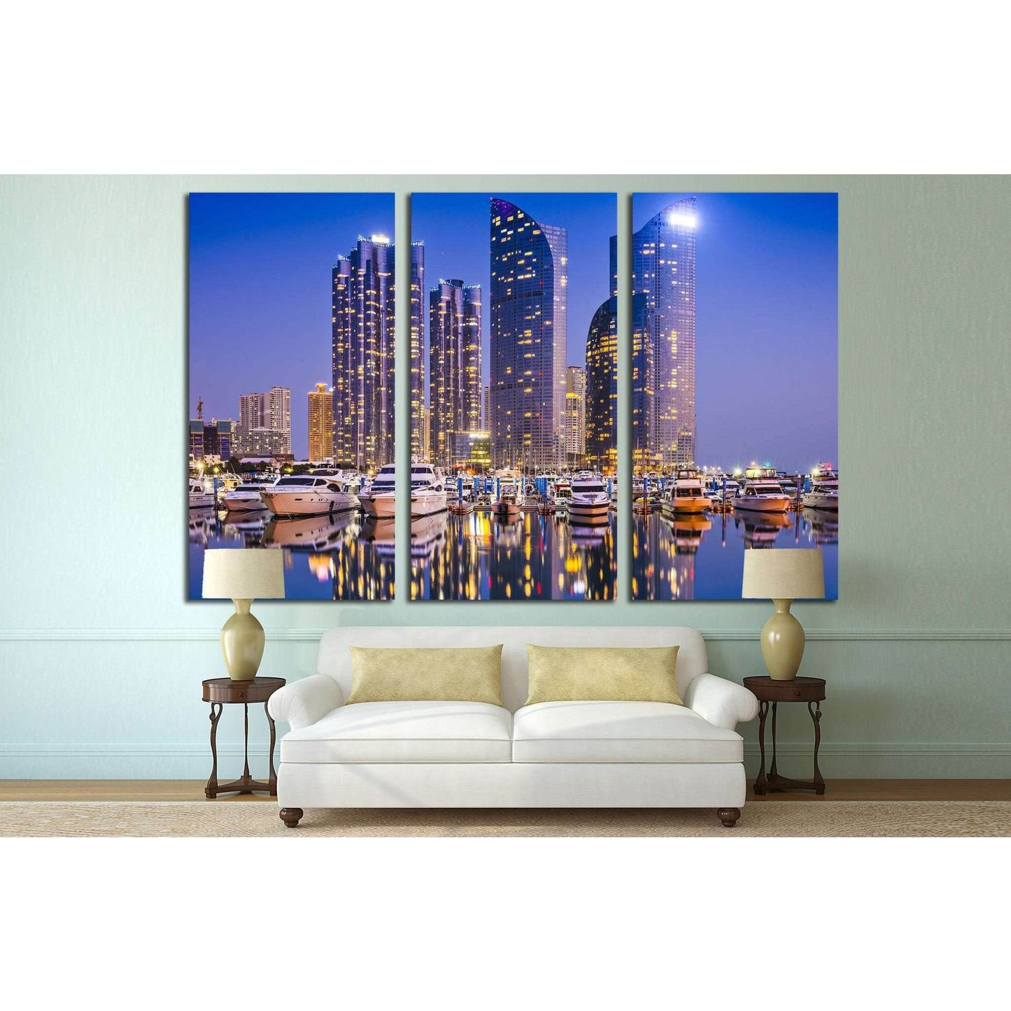 Busan South Korea №525 Ready to Hang Canvas Print - Zellart Canvas Prints ALL_Products, s-525
