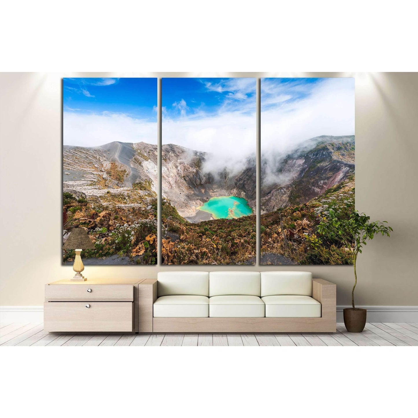 Central America. Costa Rica №3152 Ready to Hang Canvas Print - Zellart Canvas Prints ALL_Products, s-3152