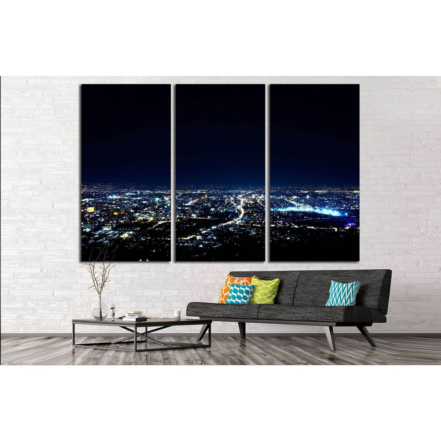 City Sunset Stock Photos, Royalty-Free Images & Vectors №2596 Ready to Hang Canvas Print - Zellart Canvas Prints ALL_Products, s-2596