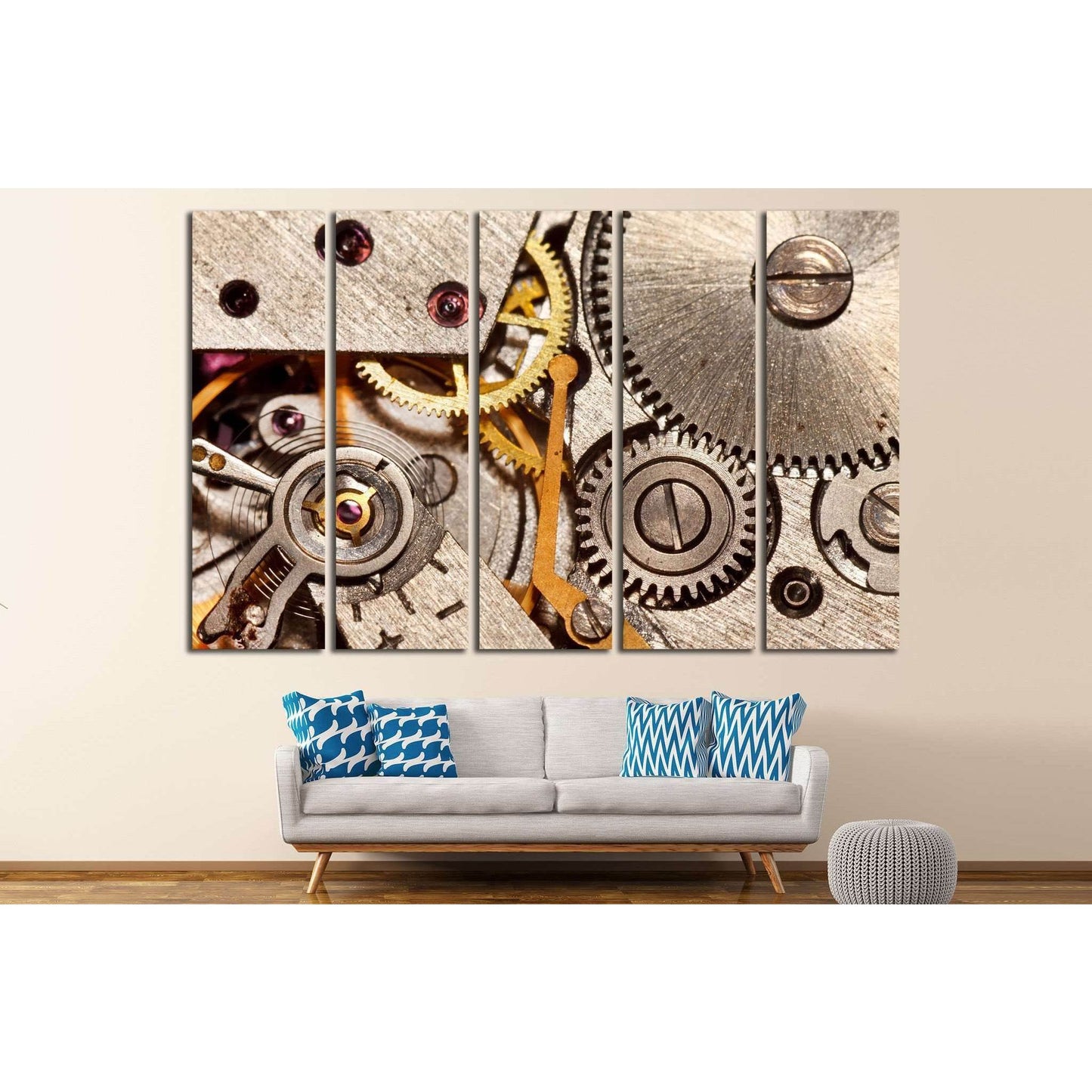 Clockwork №217 Ready to Hang Canvas Print - Zellart Canvas Prints ALL_Products, wd-217