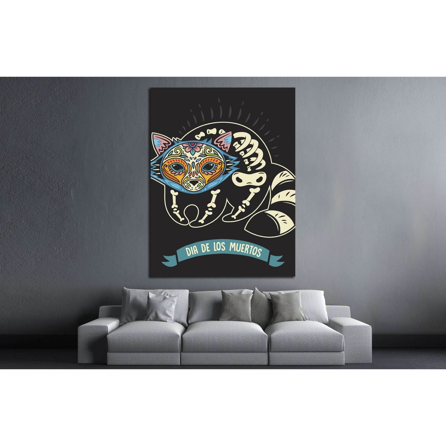 color cat №4582 Ready to Hang Canvas Print - Zellart Canvas Prints ALL_Products, s-4582