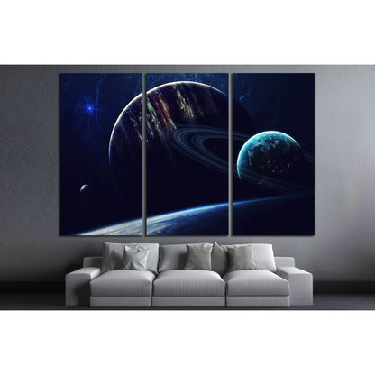 Cosmic art, science fiction wallpaper. Beauty of deep space. №2423 Ready to Hang Canvas PrintCanvas art arrives ready to hang, with hanging accessories included and no additional framing required. Every canvas print is hand-crafted, made on-demand at our