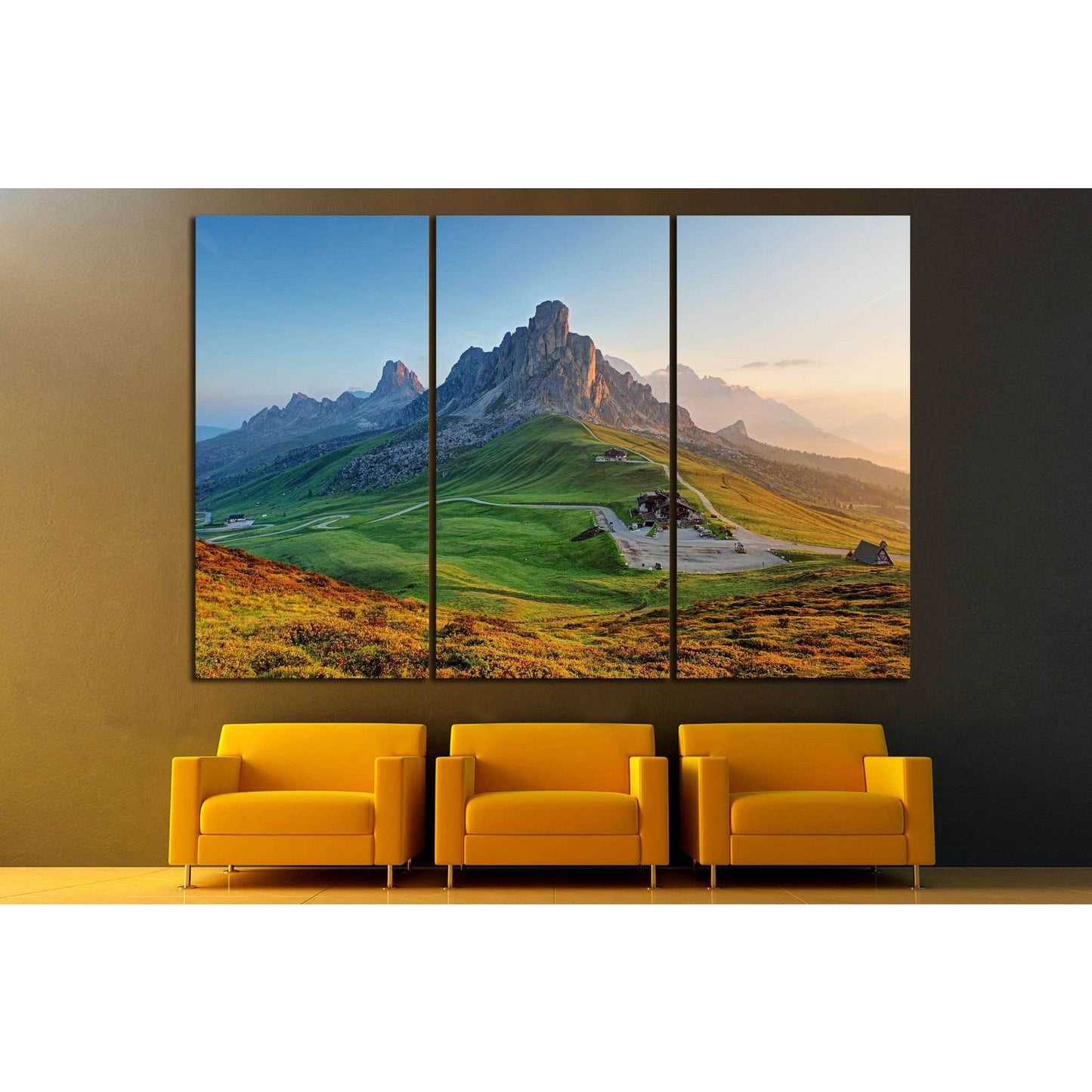 Dolomites landscape №608 Ready to Hang Canvas Print - Zellart Canvas Prints ALL_Products, s-608