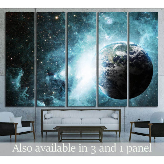Earth and space, Elements of this image furnished by NASA №2458 Ready to Hang Canvas PrintCanvas art arrives ready to hang, with hanging accessories included and no additional framing required. Every canvas print is hand-crafted, made on-demand at our wor